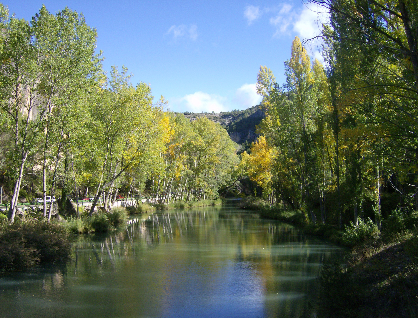 El Júcar...sin nieve.