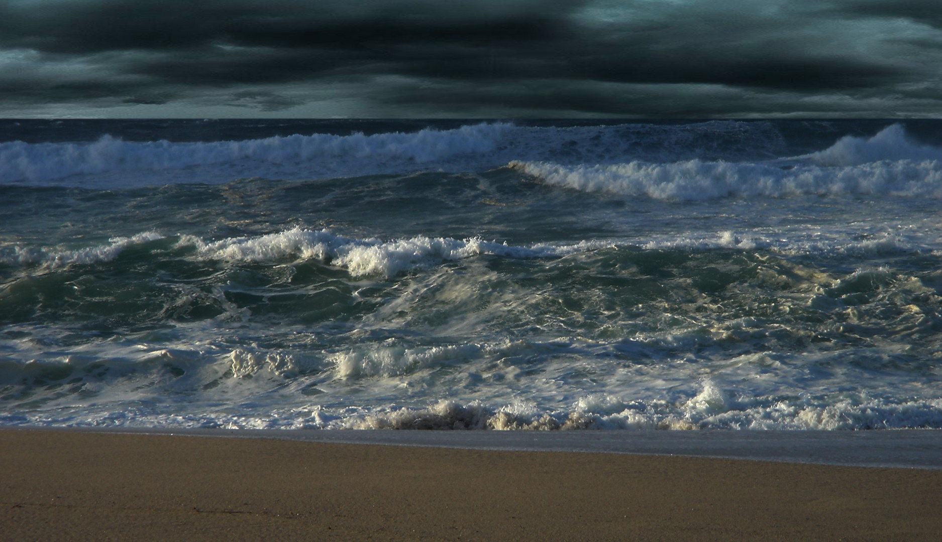 El juego del sol y el mar