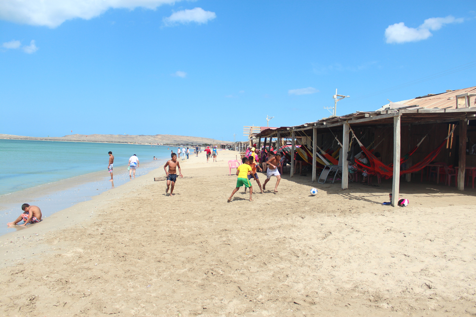 El juego en la playa