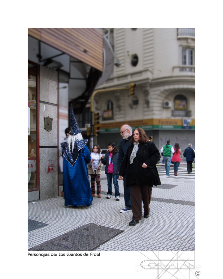 El mago entre la gente - Personajes de la calle