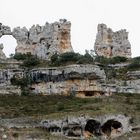 El mapa de África y los dos camellos que se dan un beso en la boca en Orbaneja del Castillo (Burgos)