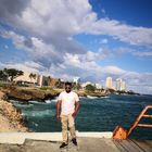 El mar detrás- Malecón de Santo Domingo R. D