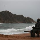 el mar, mis pensamientos y mi solitud