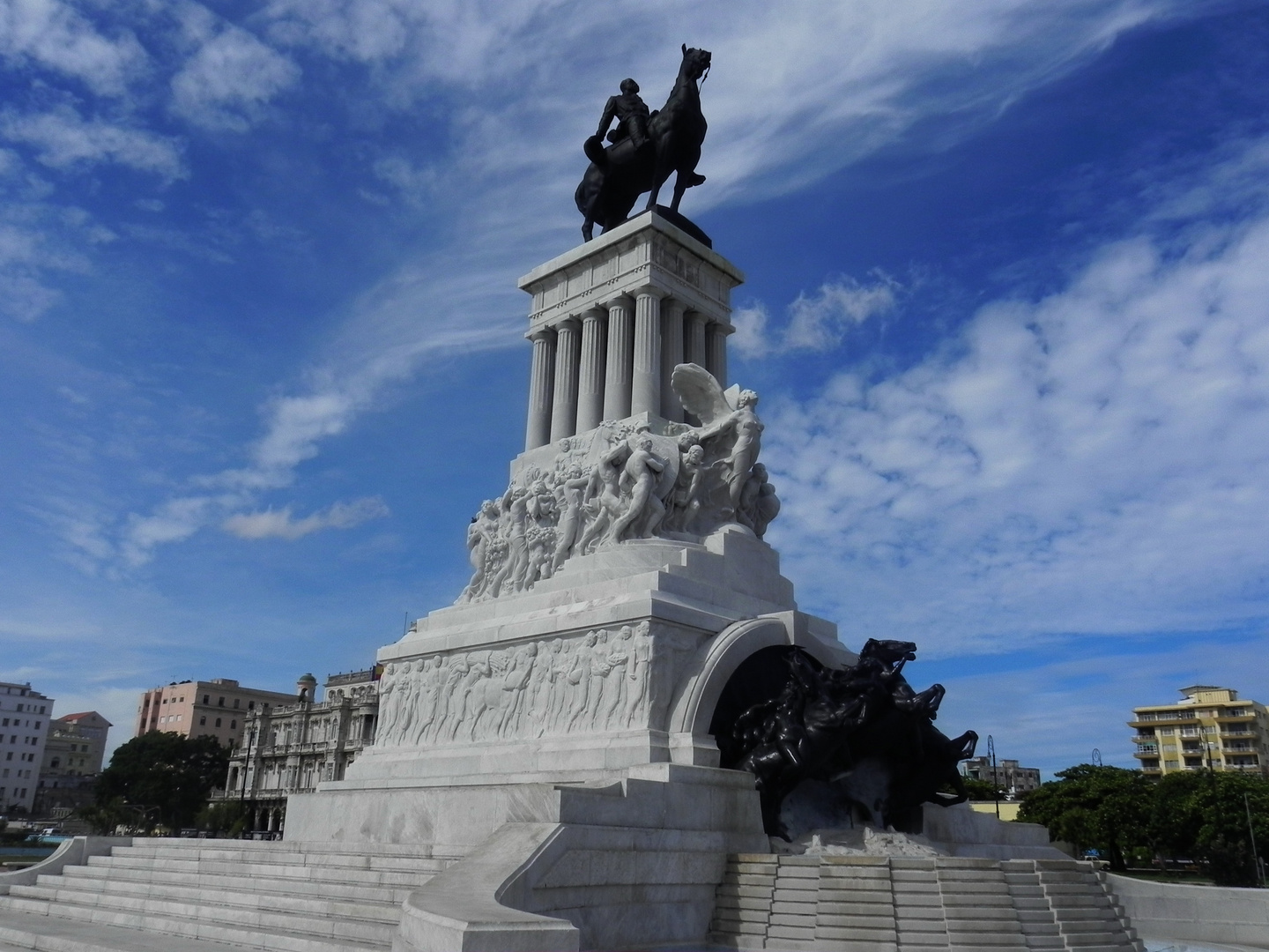 El Monumento al General Máximo Gómez en Havanna