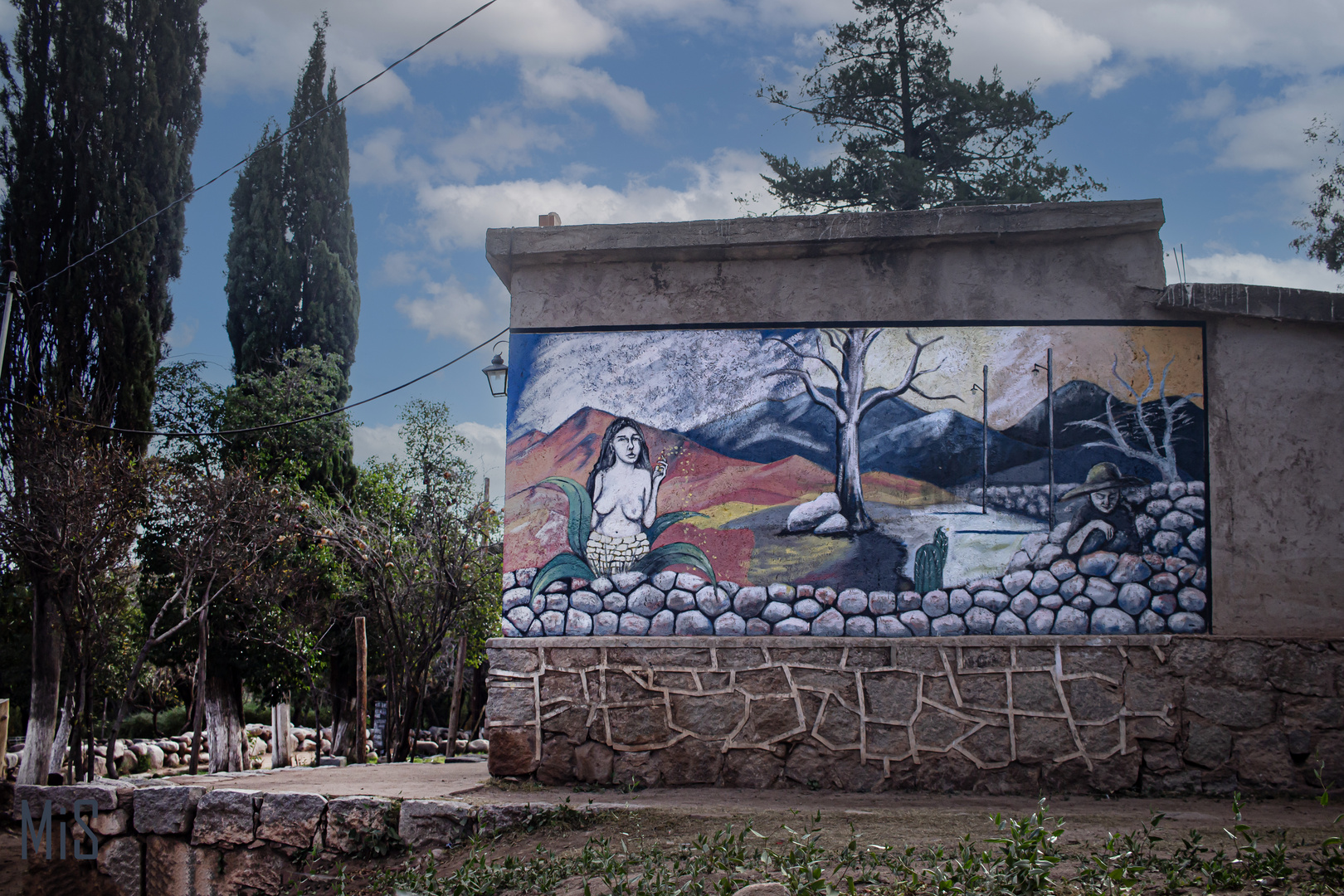 El mural de Aicuña