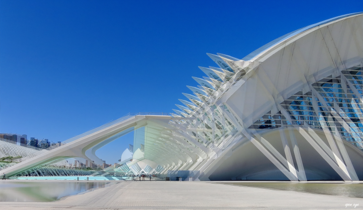 El Museu de les Ciències Príncipe Valencia Spanien