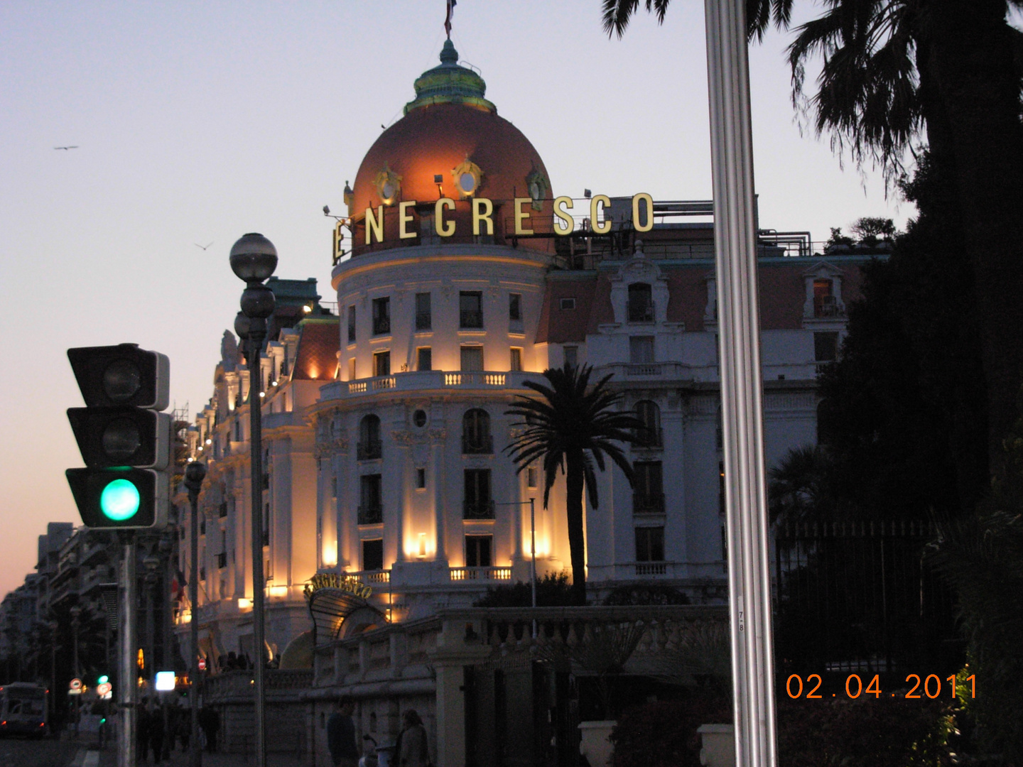 El Negresco. Notturno - Nizza