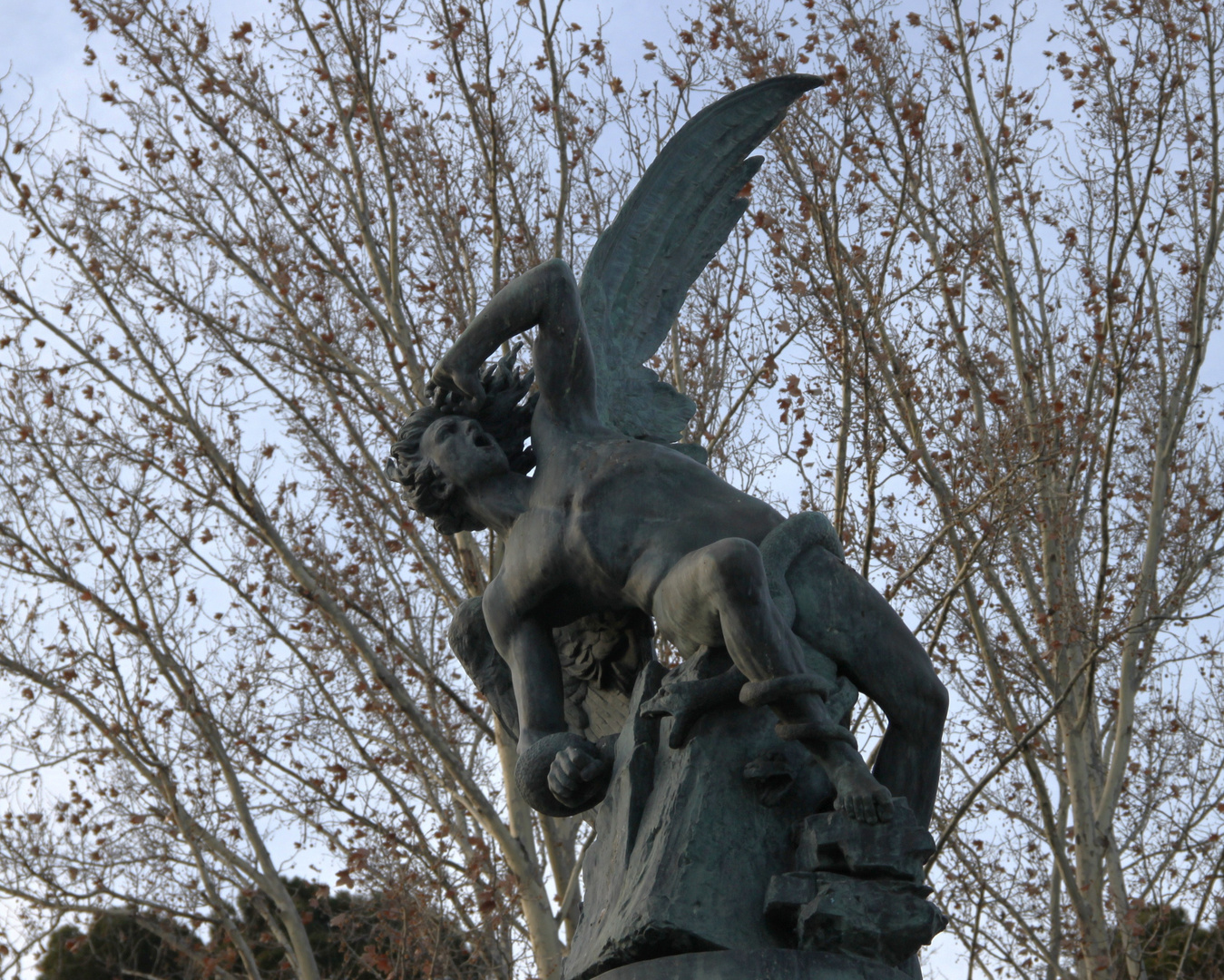 El Ángel Caído. Fallen Angel. Jardines del Buen Retiro.