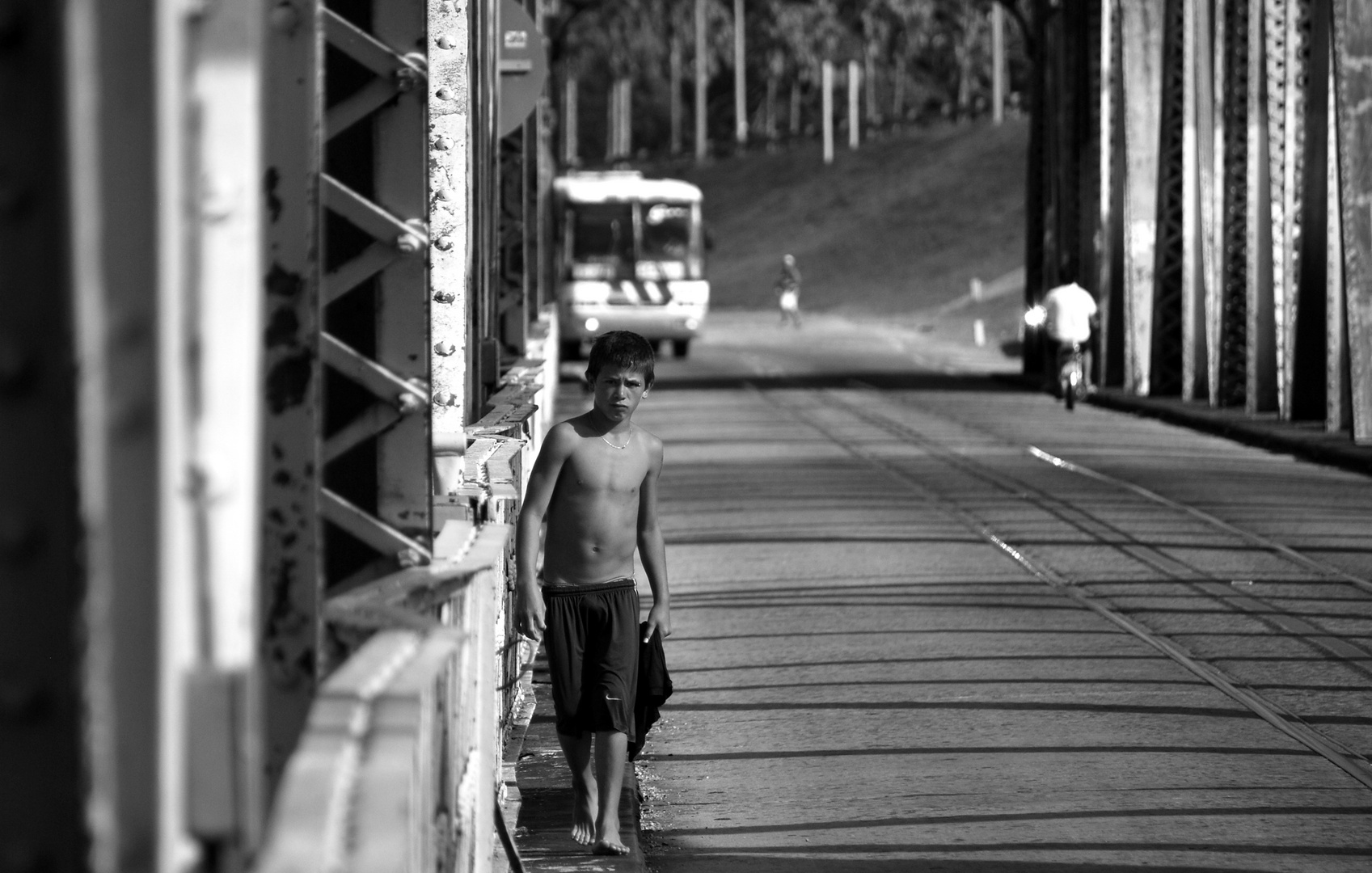 El niño del puente.