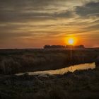 El ocaso en el campo