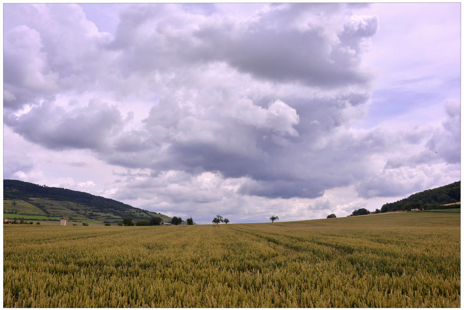 el paisaje bonito cerca de mi pueblo (schöne Landschaft um meinem Dorf)