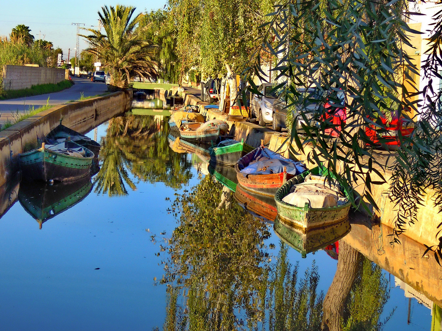 El Palmar, Albufera-Kanäle