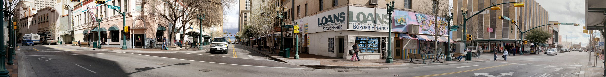 El Paso - Oregon Street 180 °