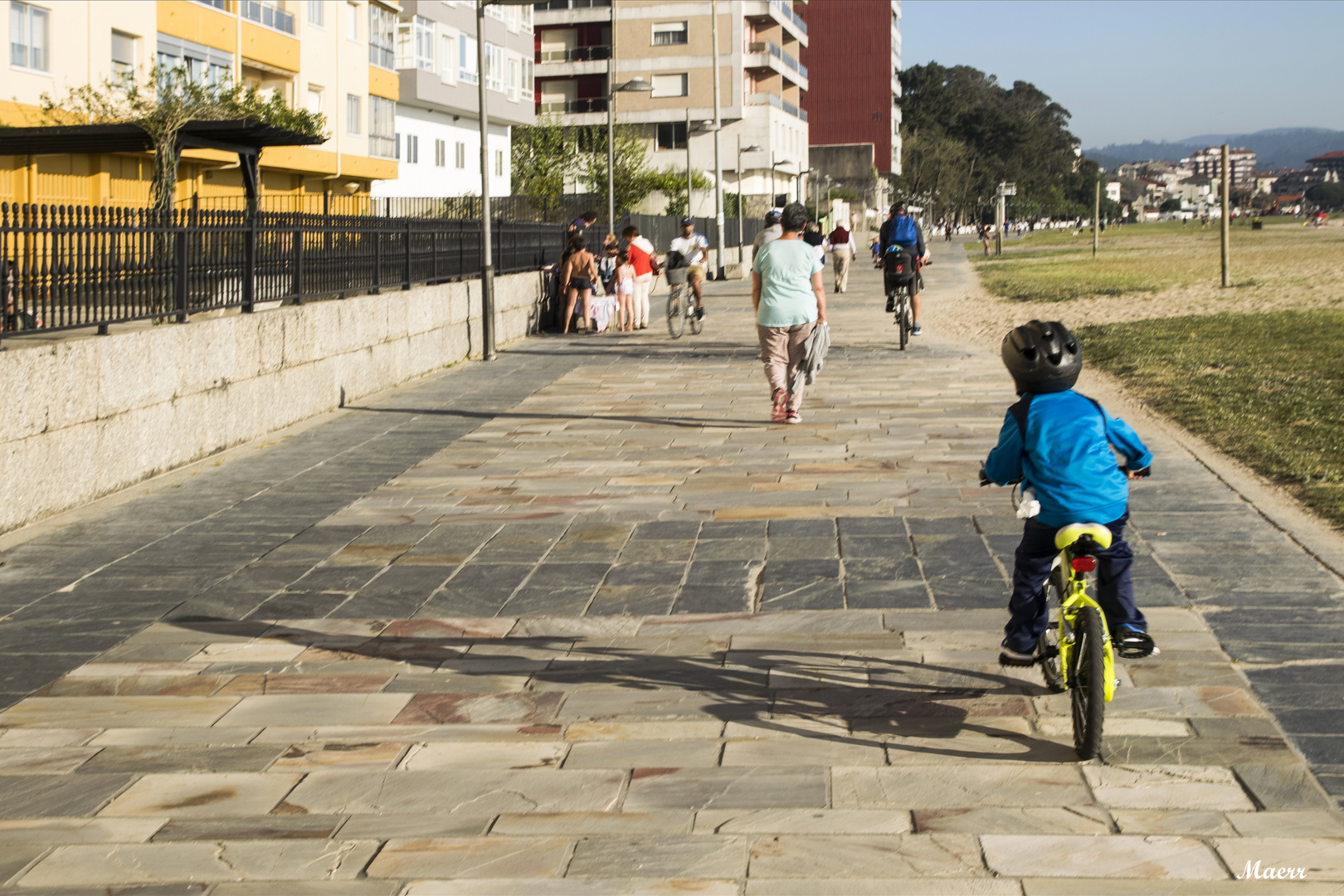 El pequeño ciclista