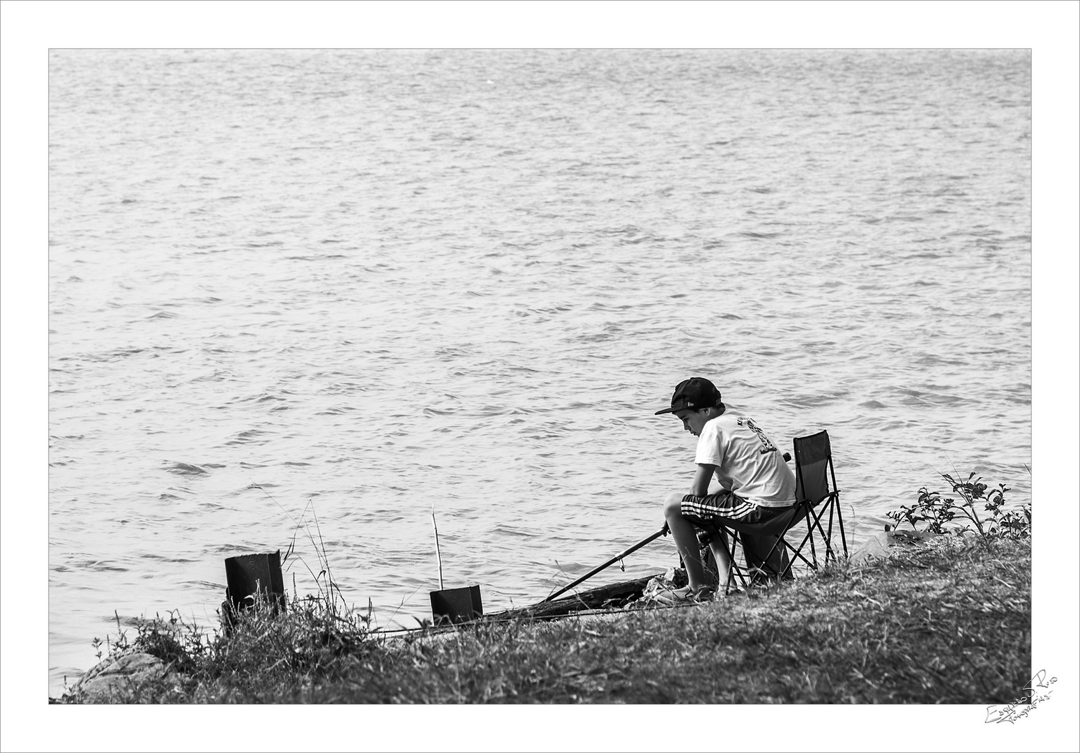 El pescador y su amiga la paciencia