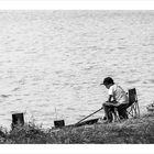 El pescador y su amiga la paciencia