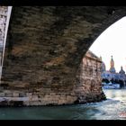 El Pilar desde El Puente de Piedra