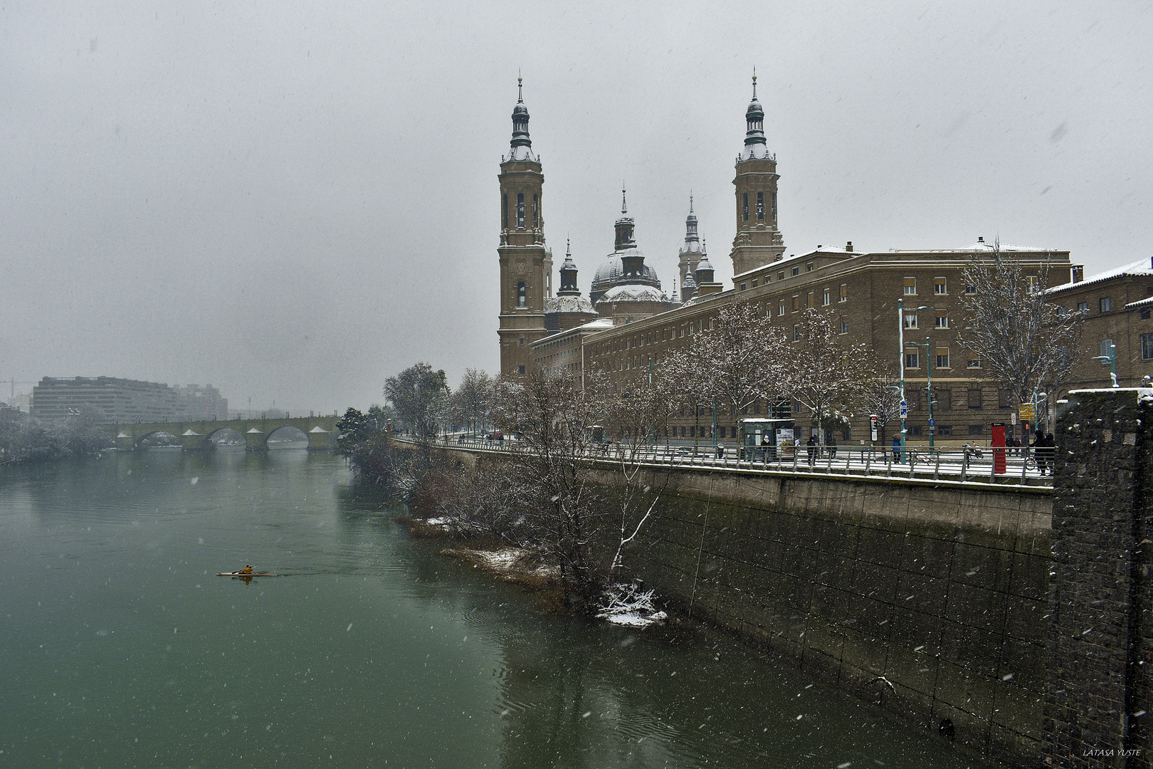 El Pilar nevado