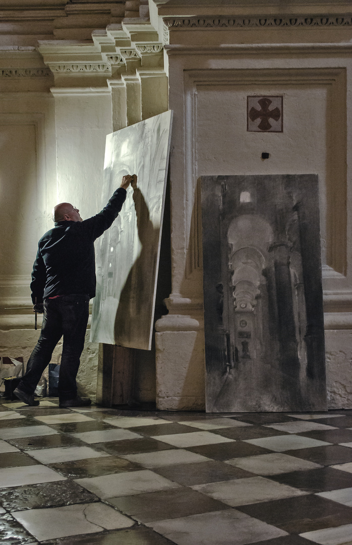 El pintor de la catedral de granada