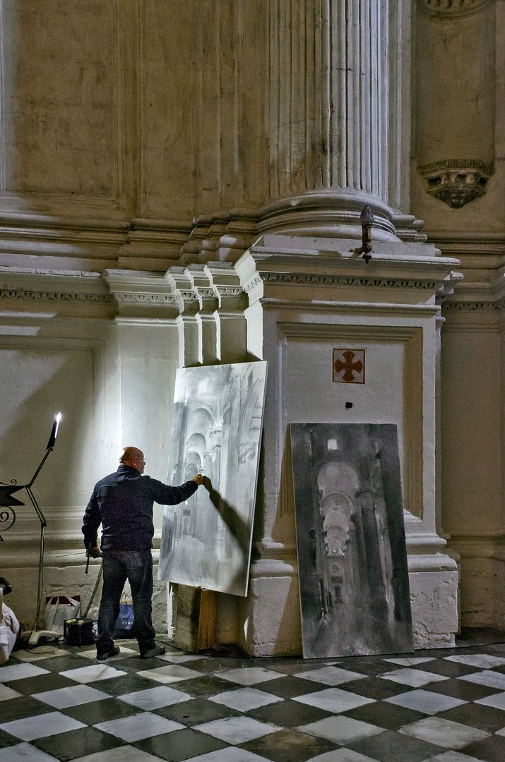 El pintor de la catedral de Granada