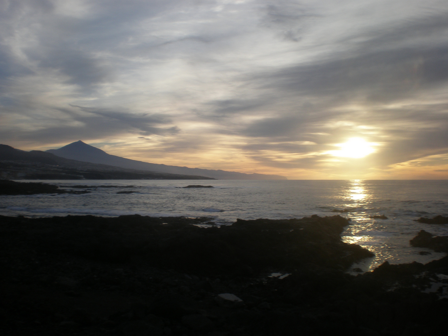 El poderoso Teide al fondo