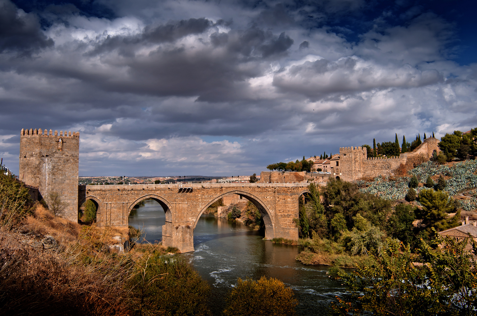El puente de Alcántara (Toledo)
