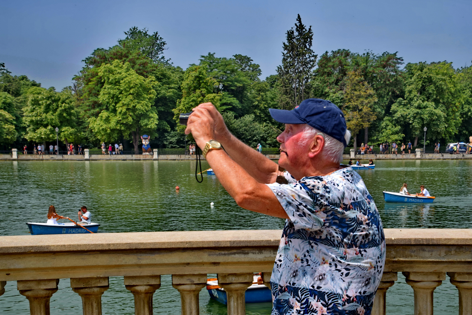 El Retiro, der Fotograf