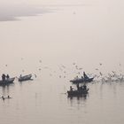 El río Ganges, Benarés, La India