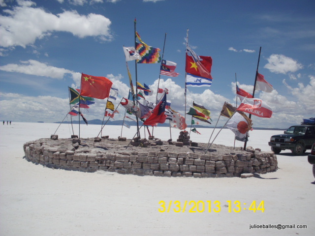 El Salar mas extenso de América.