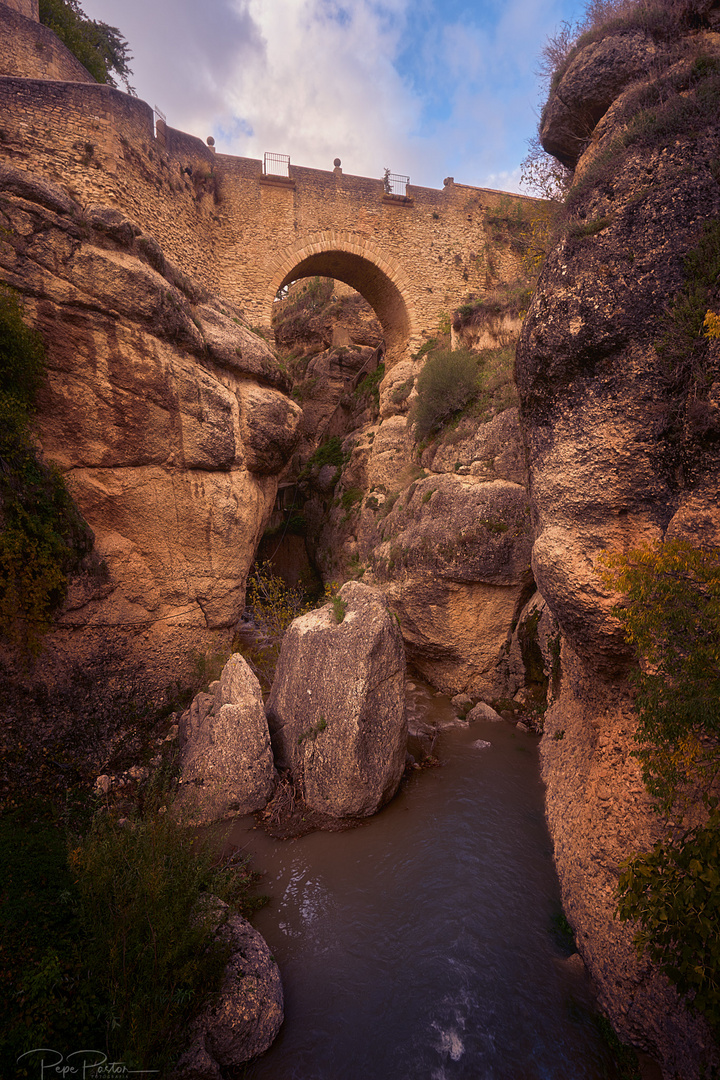 El tajo y el puente