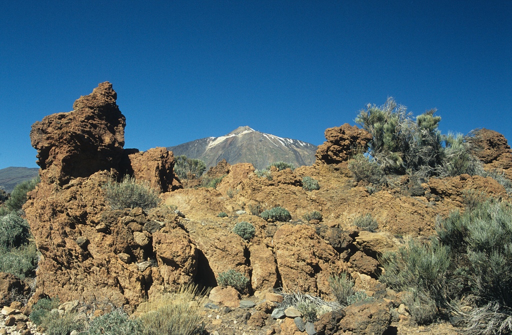 El Teide auf Teneriffa - gesehen vom Hochplateau