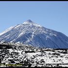 El Teide con su manto de nieve