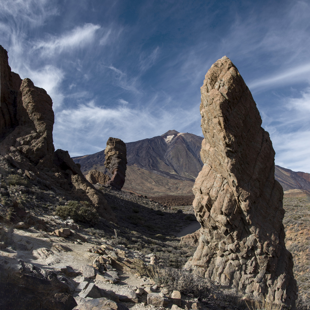 El Teide desde el Roque