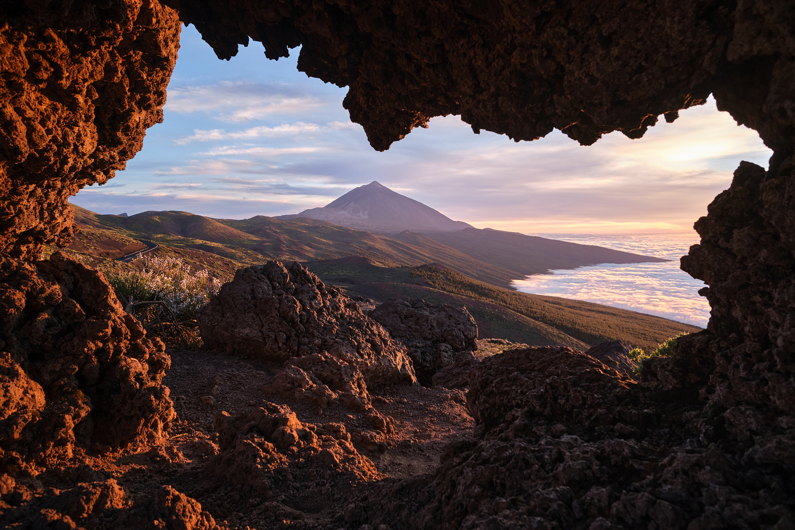 El Teide im Abendlicht