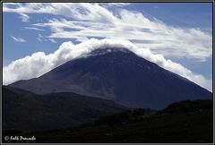 El Teide in Watte