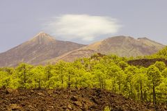 el Teide mit Nebenkrater