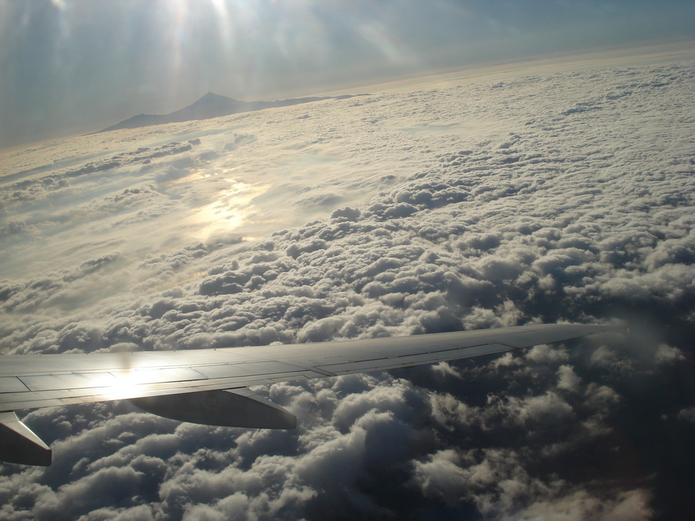 El Teide vista de pajaro