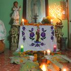 El tradicional altar de Muertos de Tabasco, México.