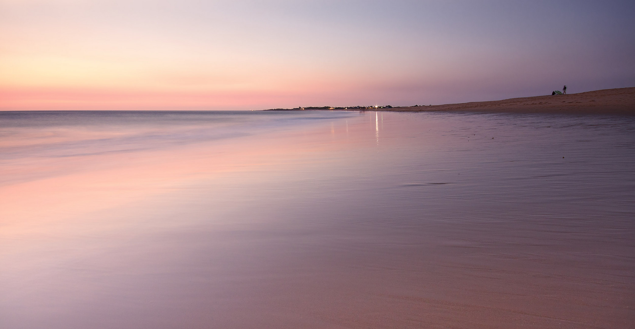 El último bañista del Palmar de Vejer