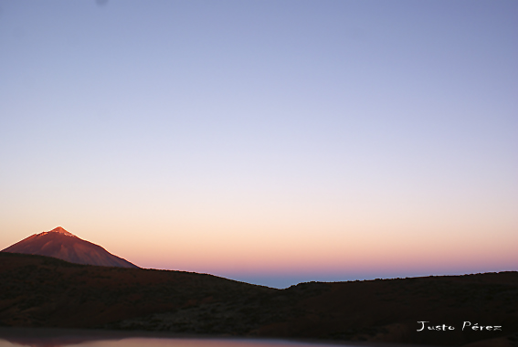 El volcán Teide (Tenerife) de buena mañana