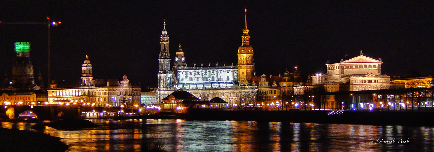 Elb-Panorama von Dresden