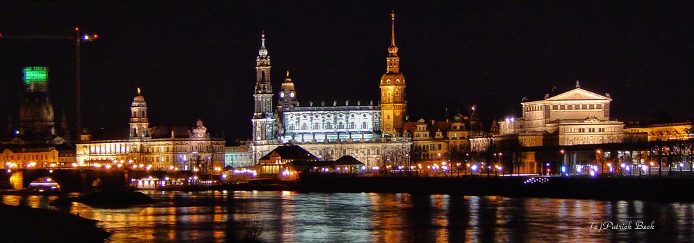 Elb-Panorama von Dresden by Klaus-Peter Beck 