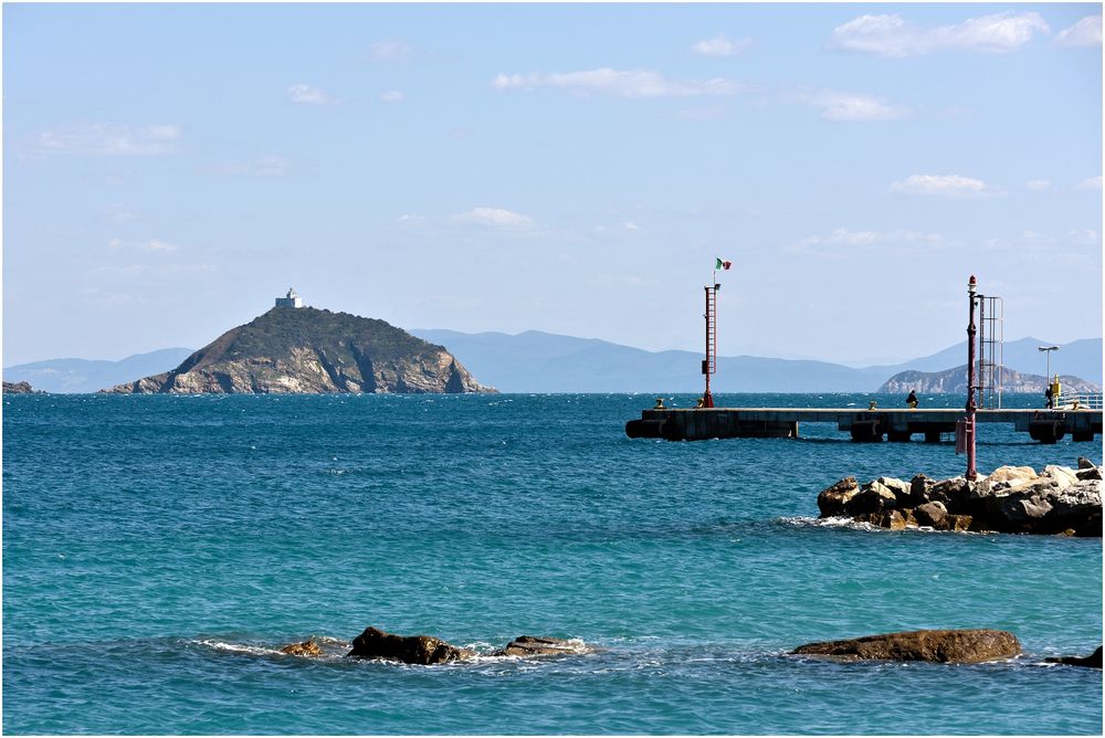 elba - cavo mit isola di palmaiola