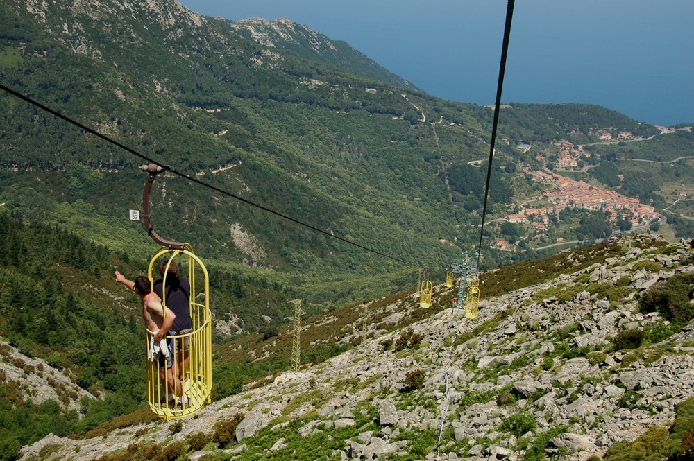 Elba Seilbahn auf den Monte Capanne