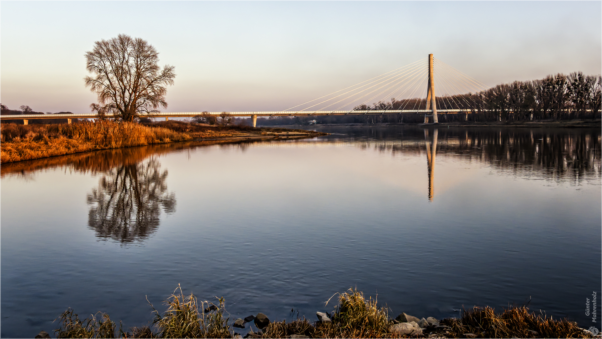 Elbauenbrücke in Schönebeck