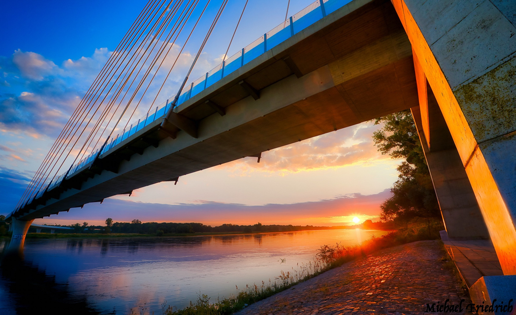 Elbauenbrücke Schönebeck Elbe