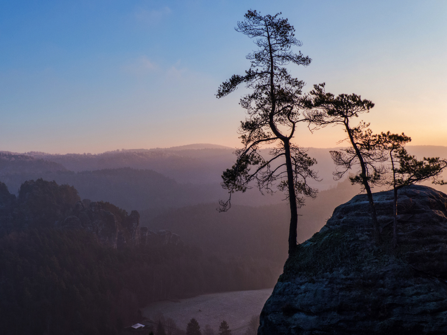 Elbblick am Morgen