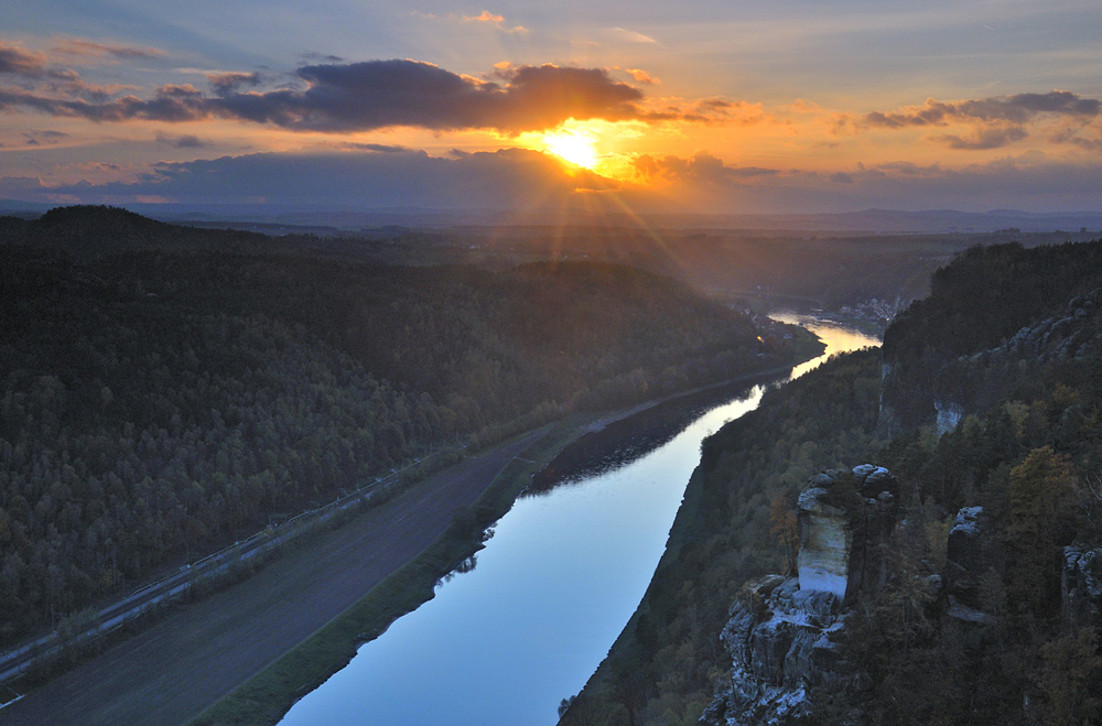 Elbblick von der Bastei