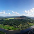 Elbblick von der Festung Königstein.