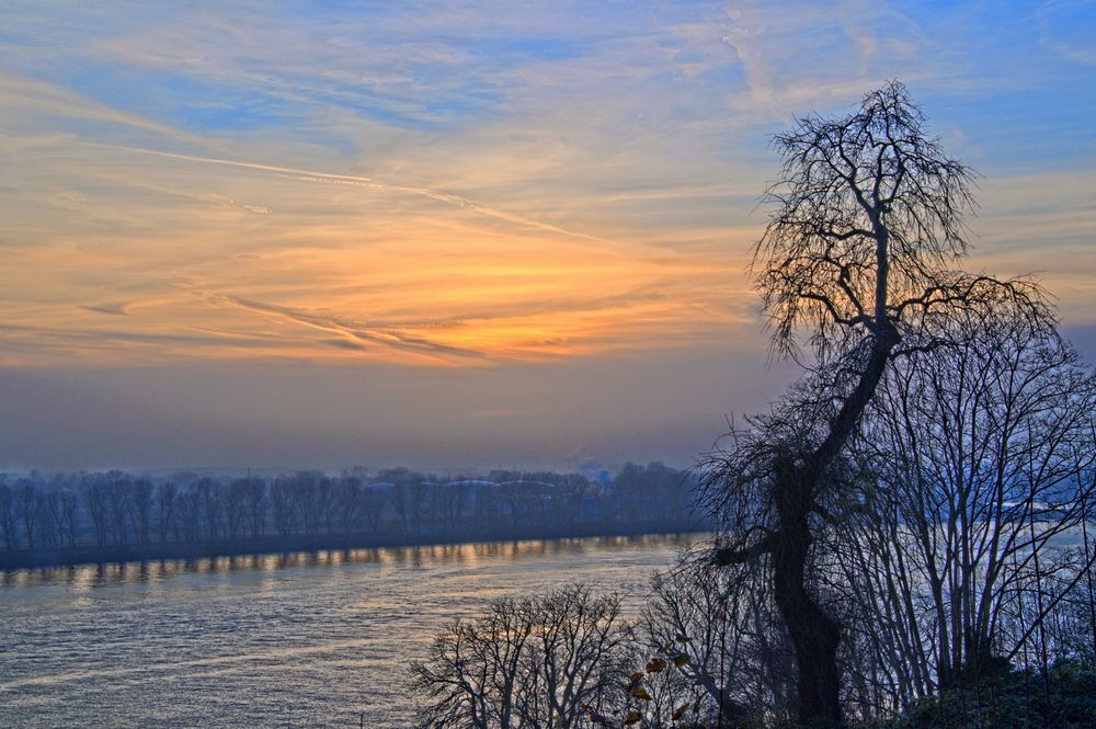 Elbblick zum Winter von Bruncki 